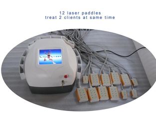 Çin Abs Plastik Lipo Lazer Makinesi Vücut Zayıflama, Kilo Kaybı Makinesi 12 Ped Diyodlar Lipo Lazer Tedarikçi